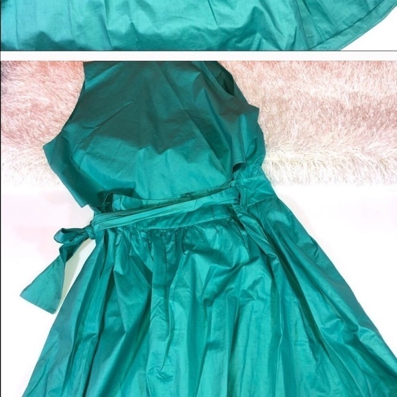 Saturday Kate Spade Emerald Green Cutout Dress 0 - Picture 4 of 8